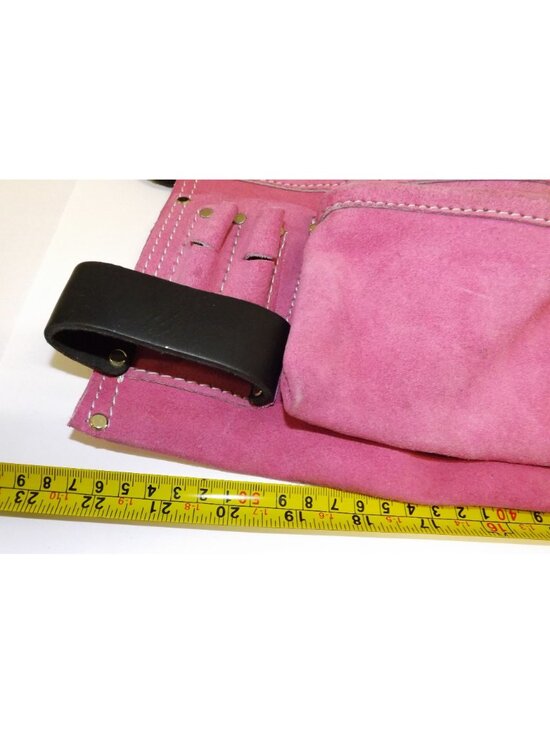 Pink Tomboy Tools Utility Tool Belt With Multiple Pockets & Adjustable Strap main image 7